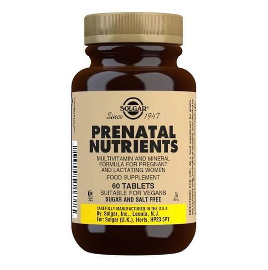 Solgar Prenatal Nutrients 60 tablets